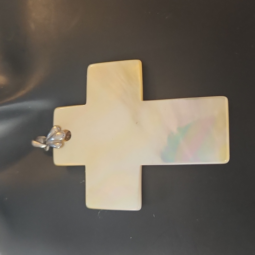 Mother of Pearl Cross Pendant